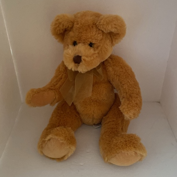 Vintage 2004 Christa Playful Plush Teddy Bear Plays Music 14” Smoke Free Home - Picture 7 of 7